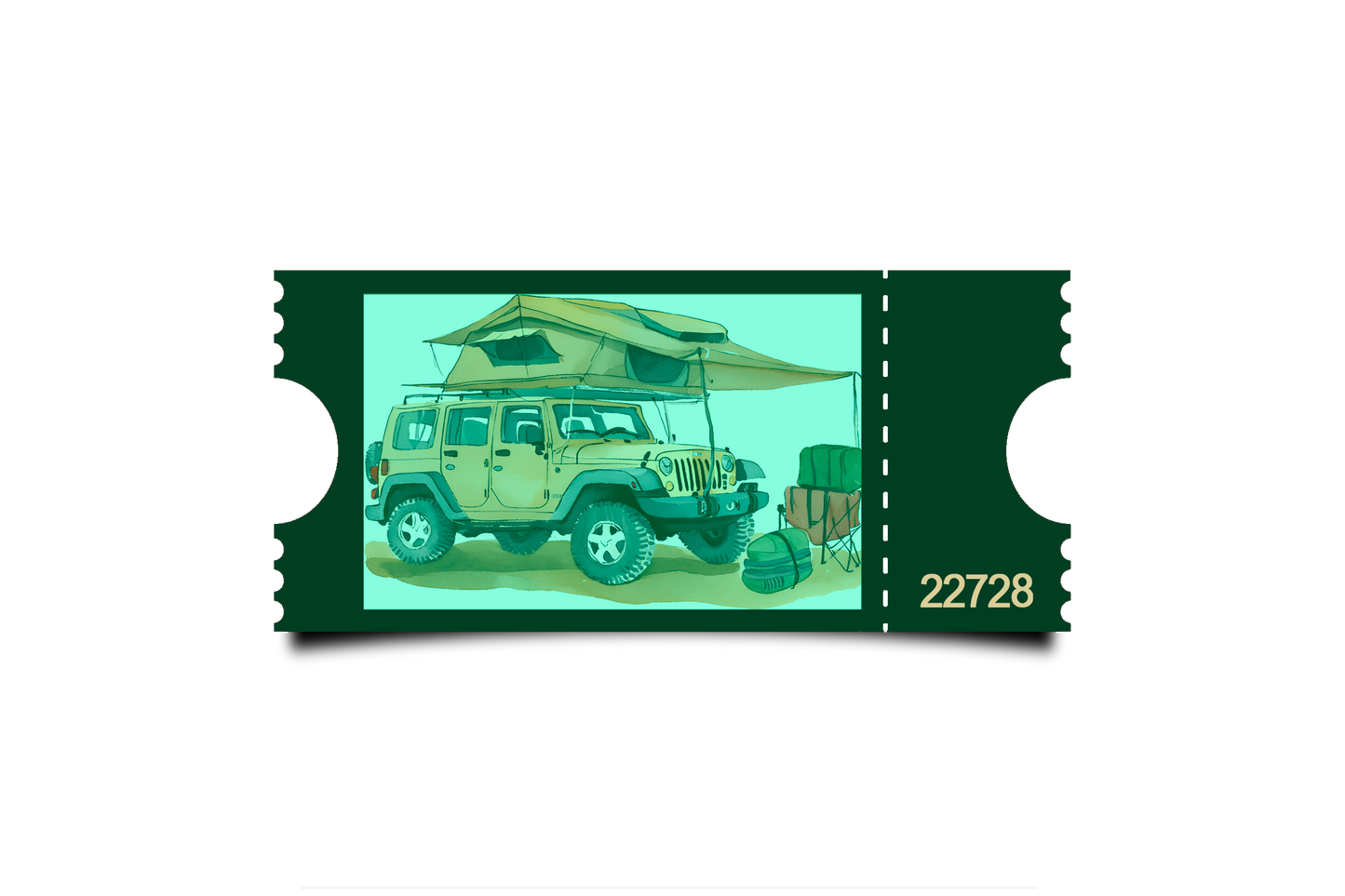 Boleto Ilustracion N 22728