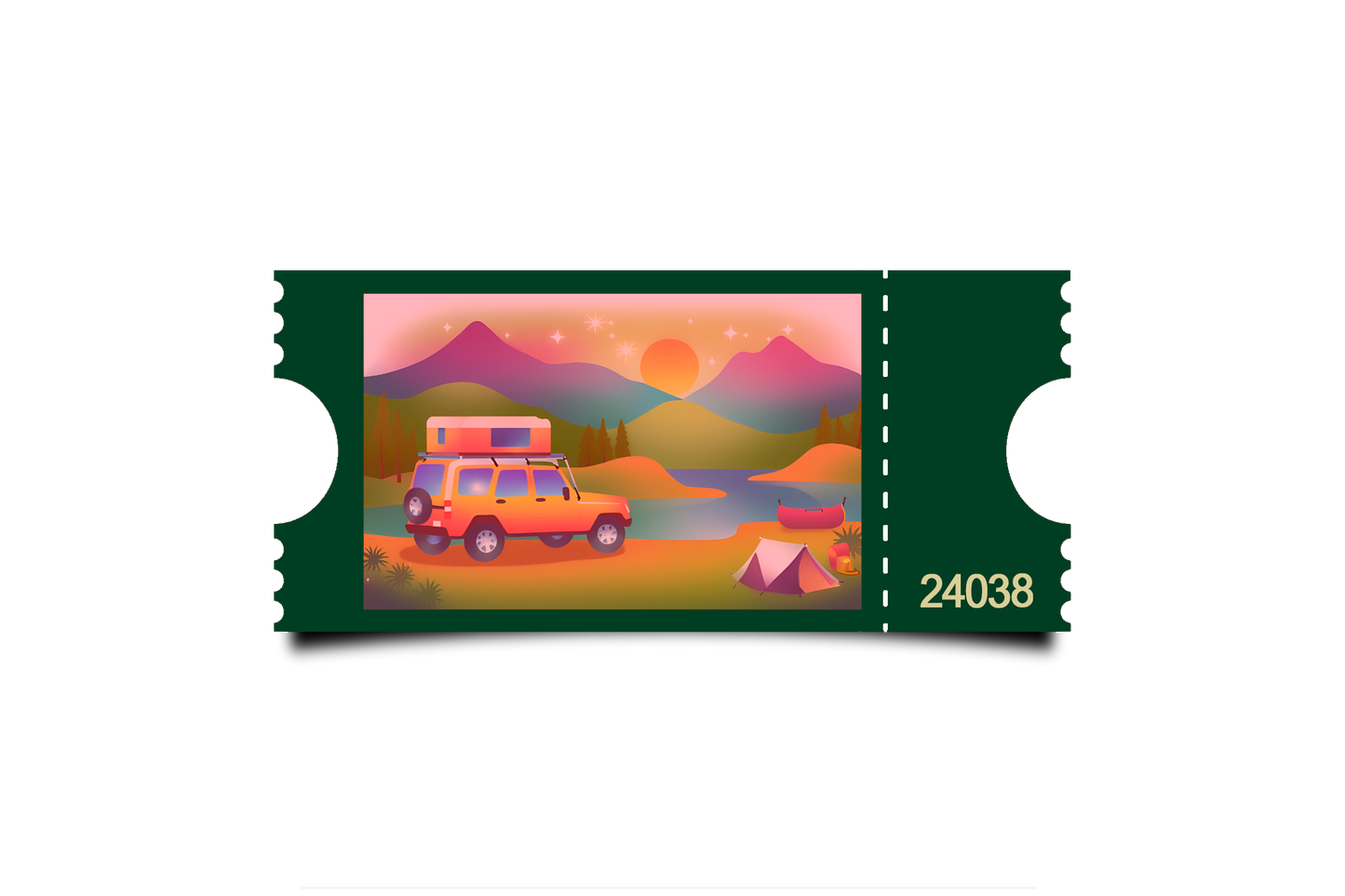 Boleto Ilustracion N 24038