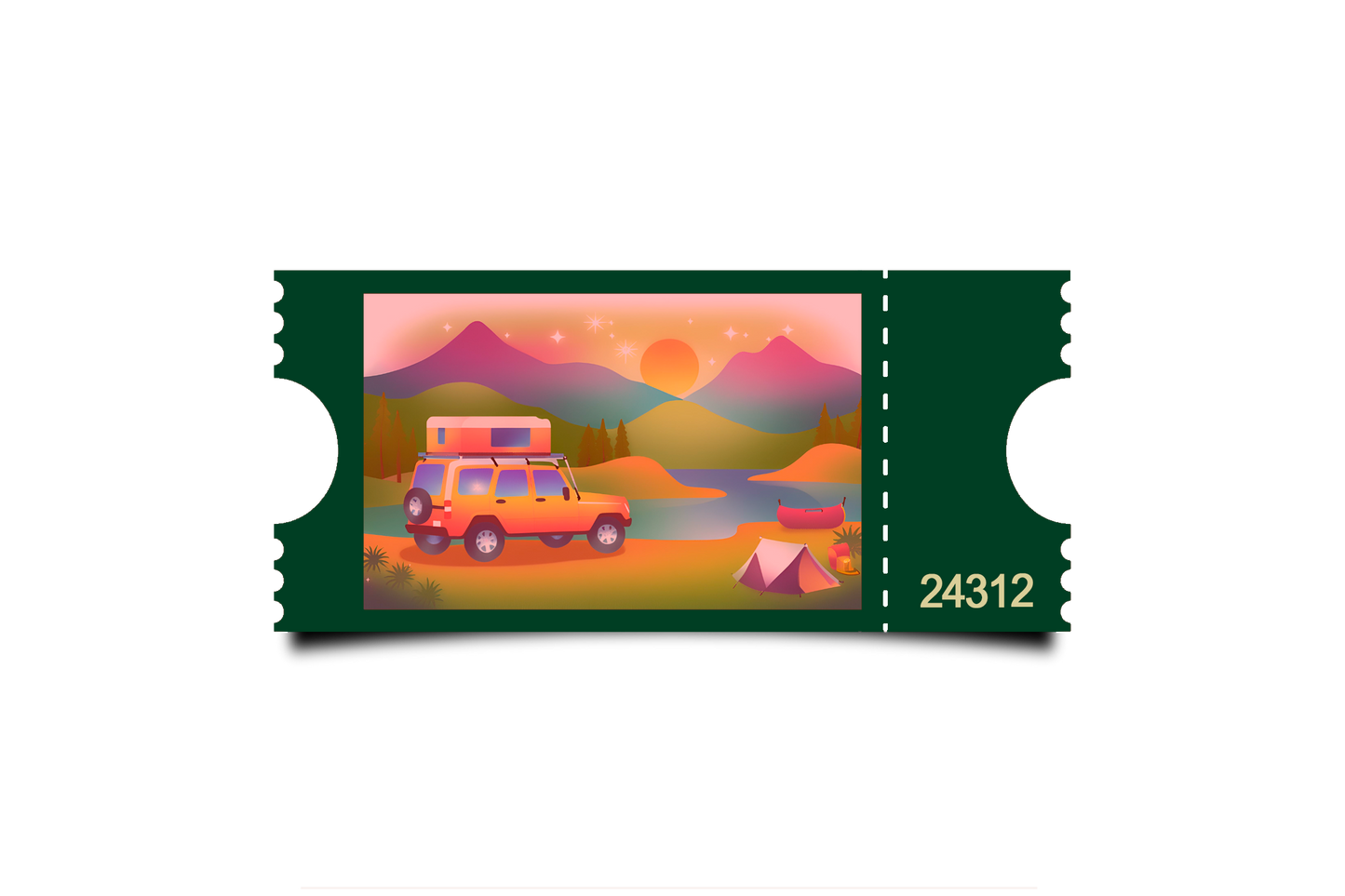 Boleto Ilustracion N 24312
