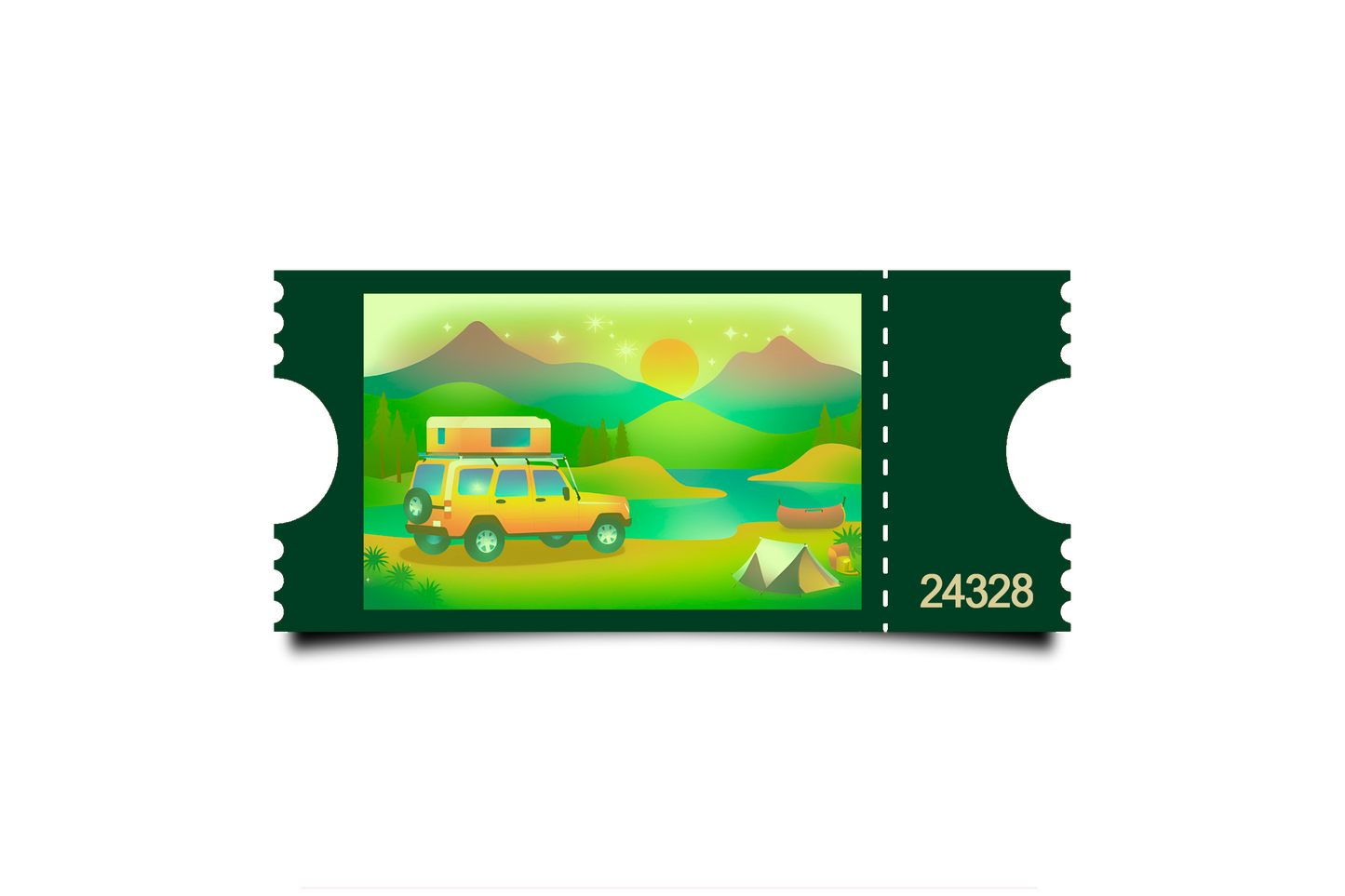 Boleto Ilustracion N 24328