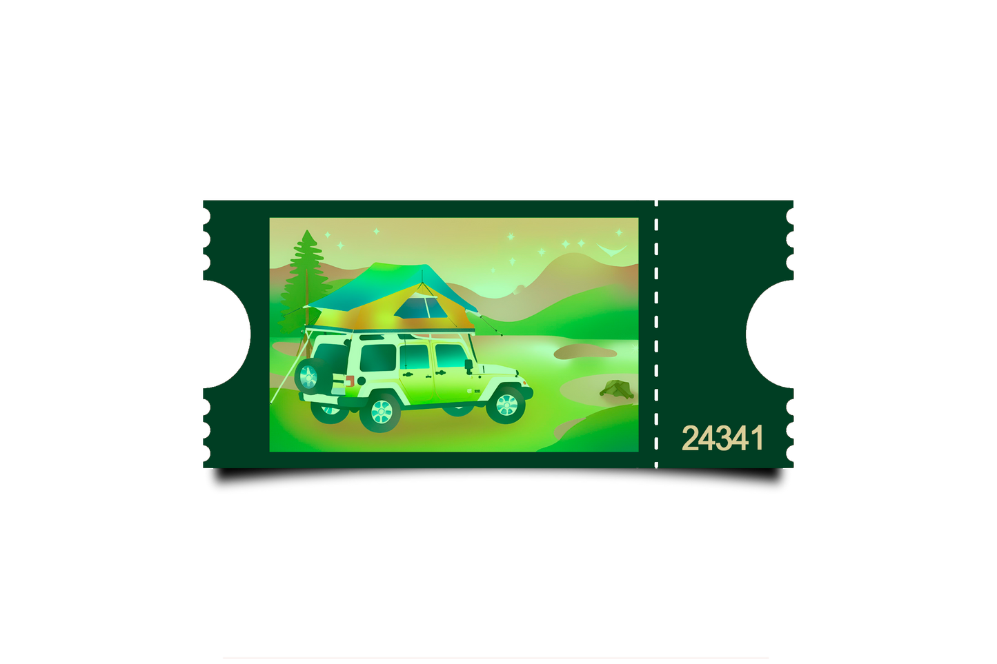 Boleto Ilustracion N 24341