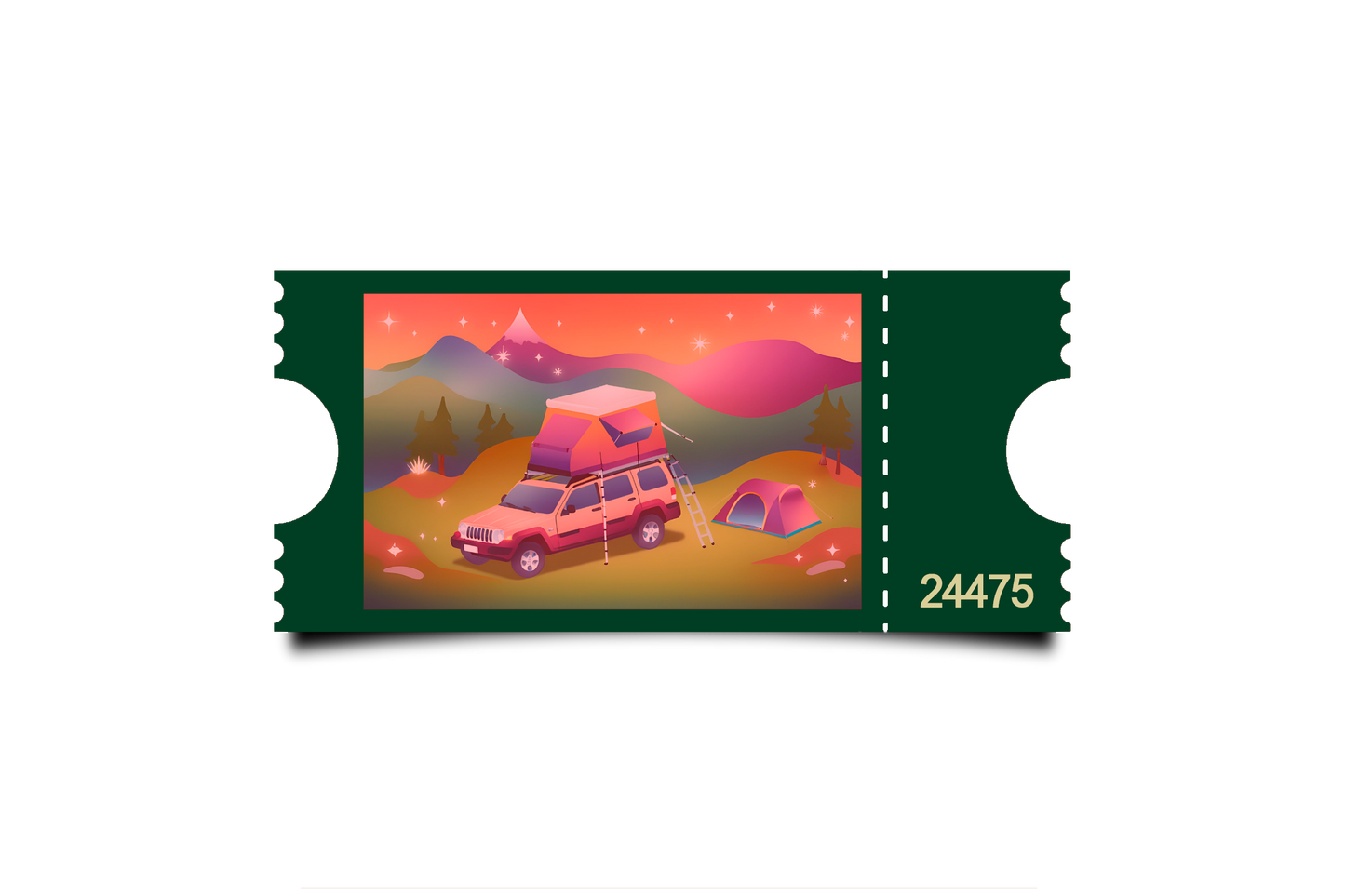 Boleto Ilustracion N 24475