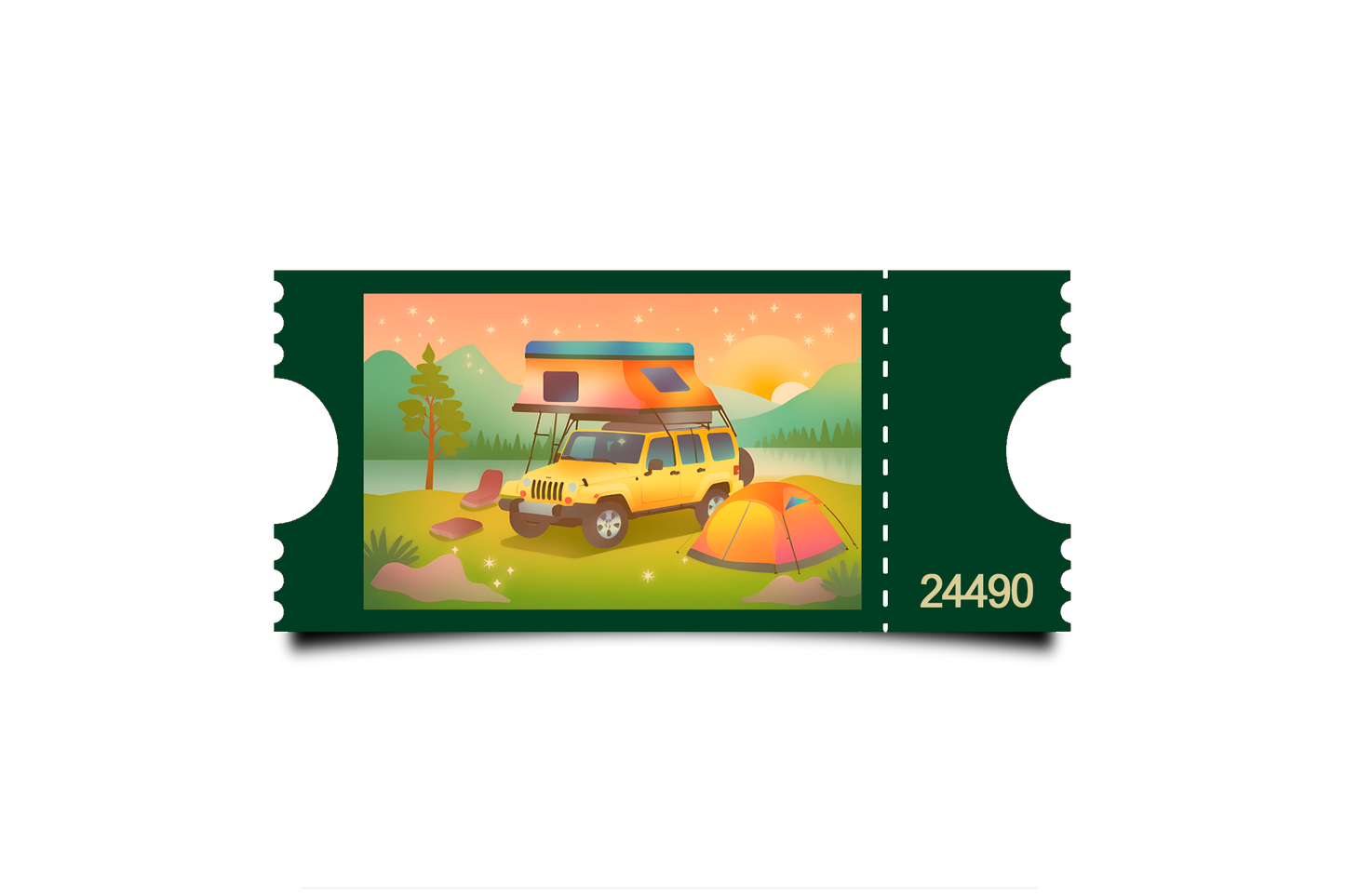 Boleto Ilustracion N 24490