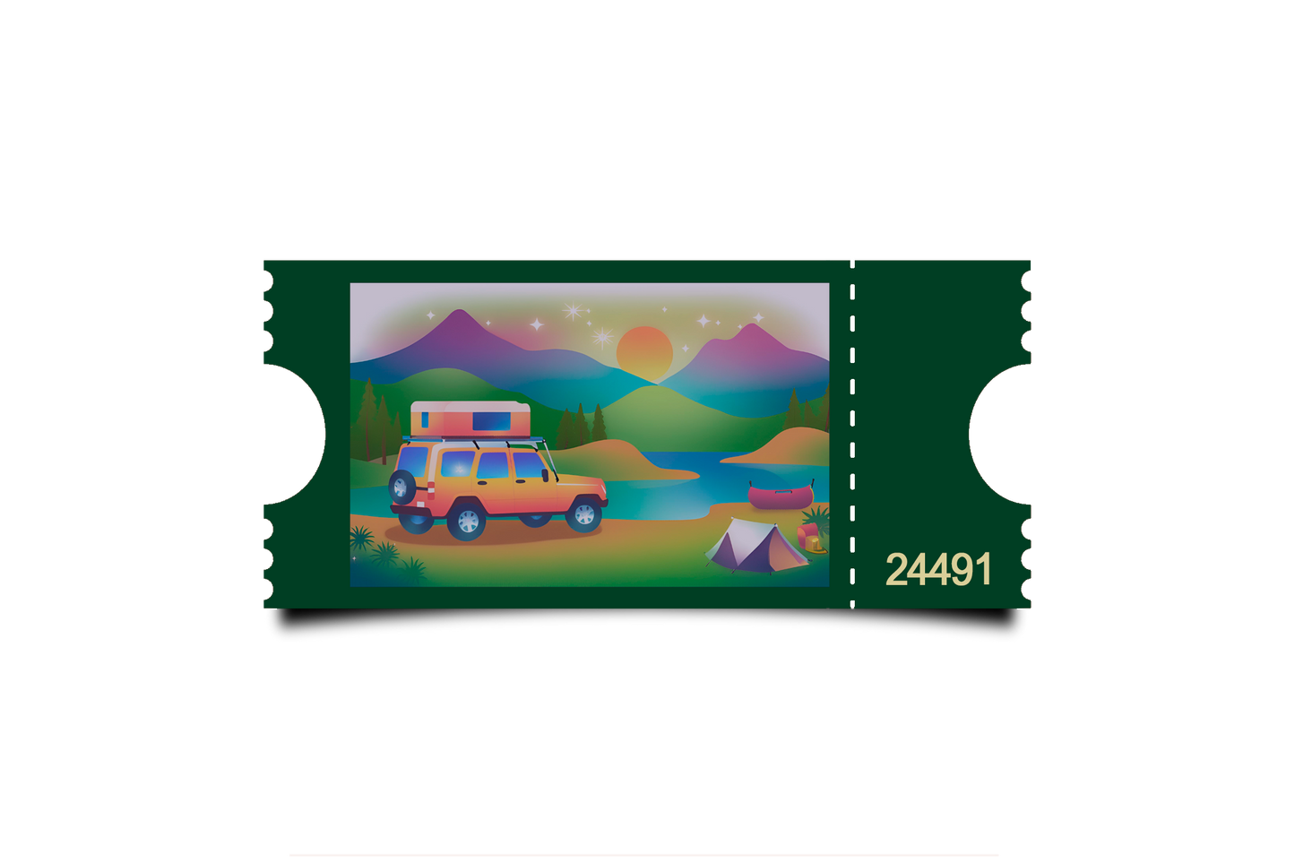 Boleto Ilustracion N 24491