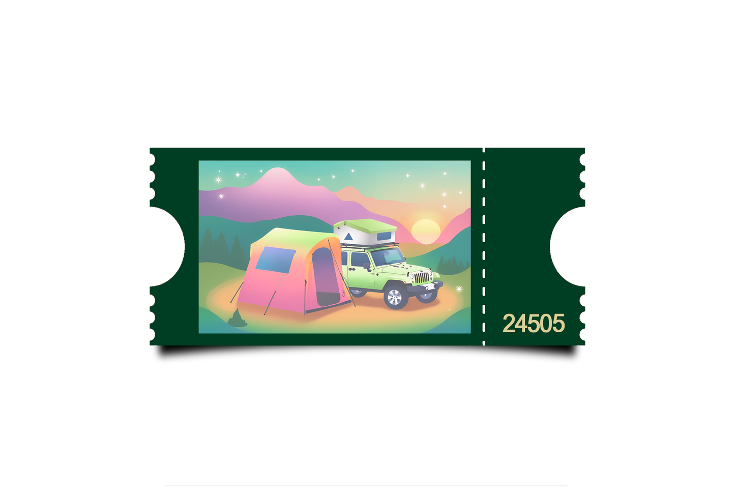 Boleto Ilustracion N 24505