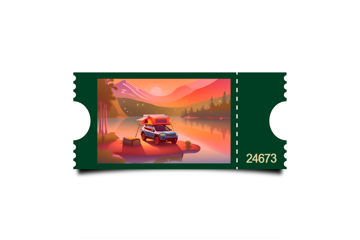 Boleto Ilustracion N 24673