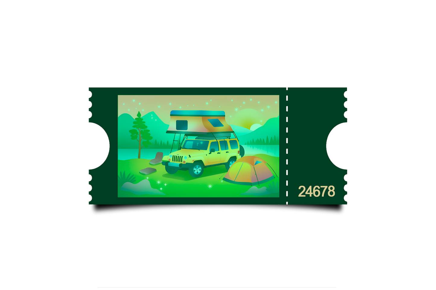 Boleto Ilustracion N 24678