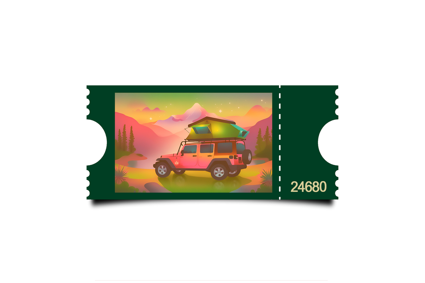 Boleto Ilustracion N 24680