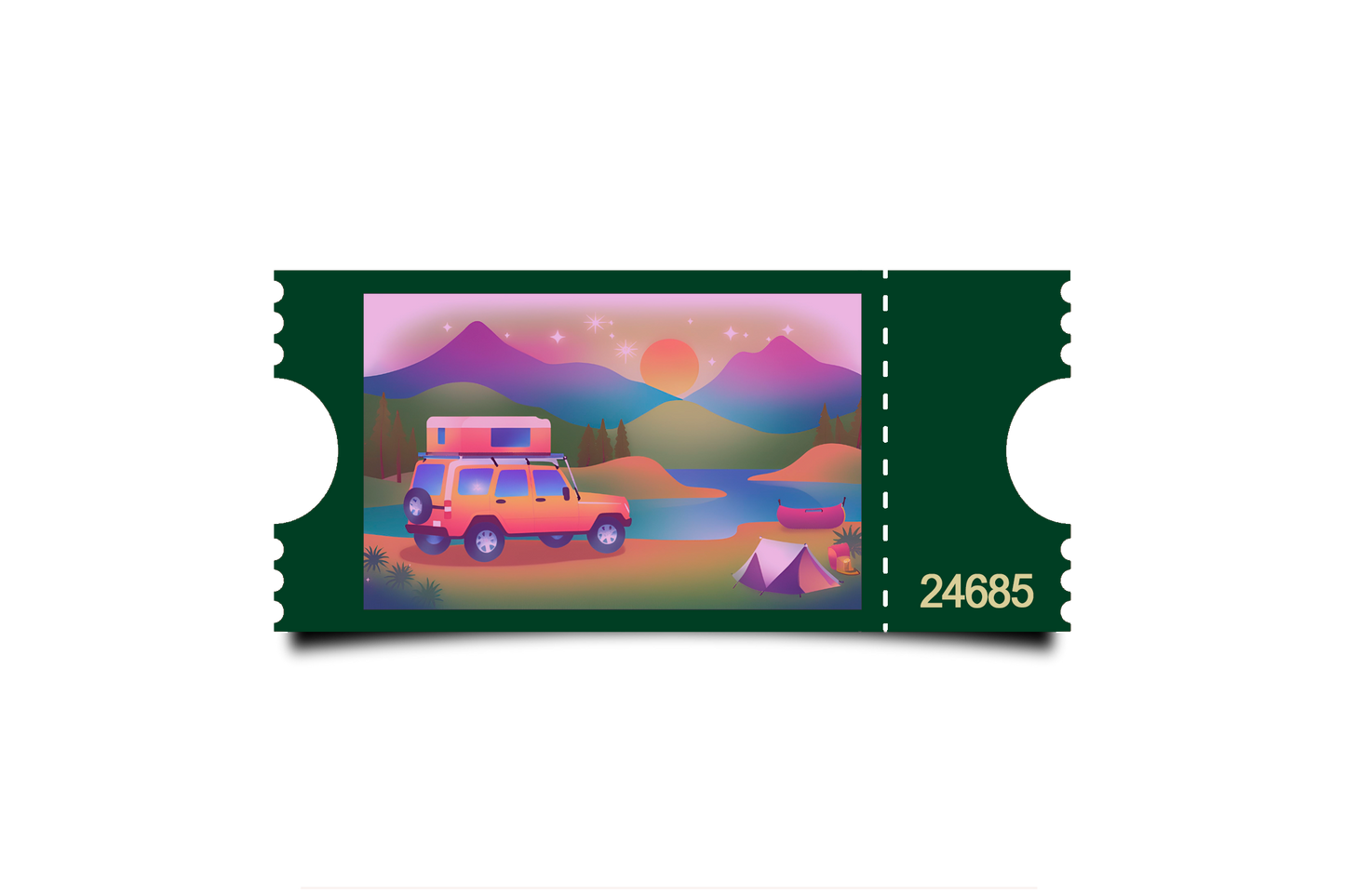 Boleto Ilustracion N 24685