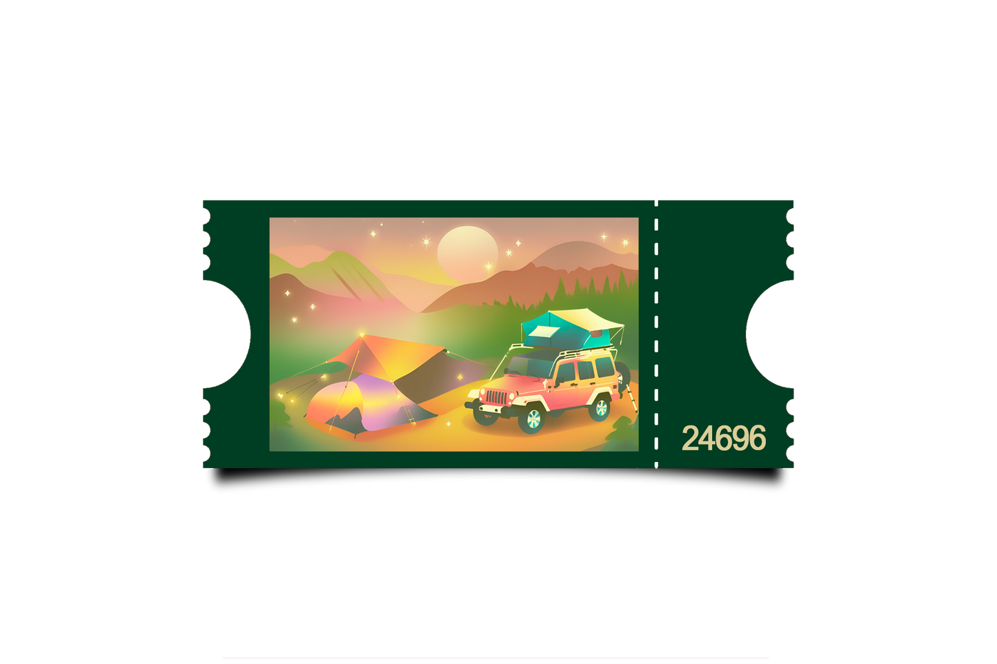 Boleto Ilustracion N 24696