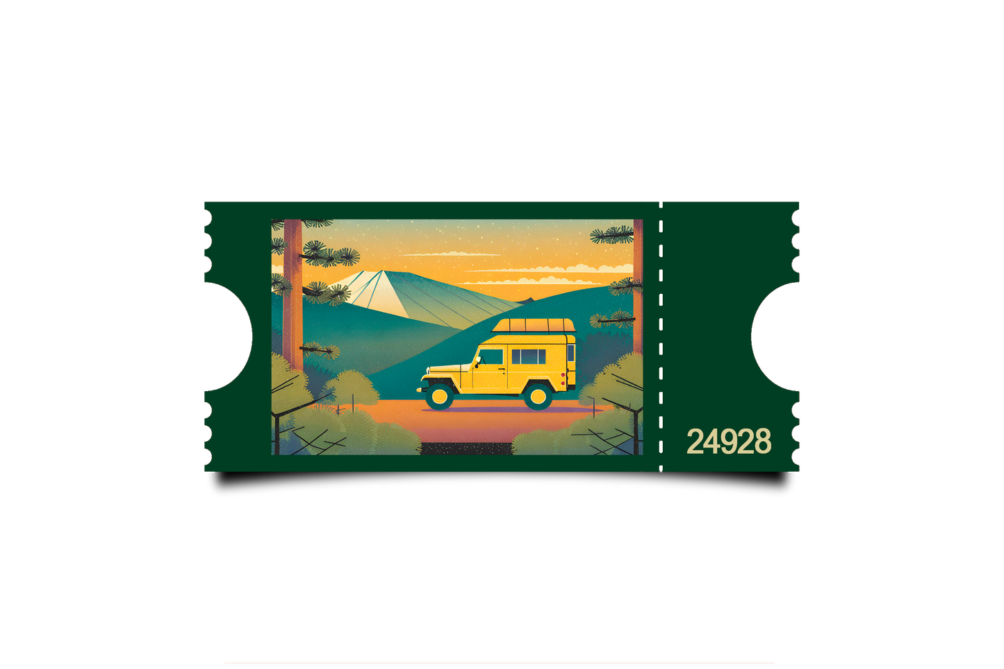 Boleto Ilustracion N 24928