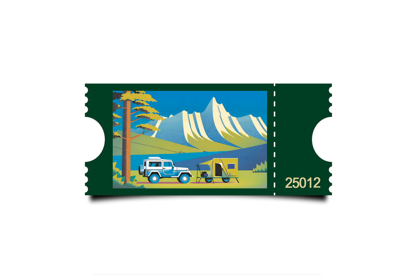 Boleto Ilustracion N 25012
