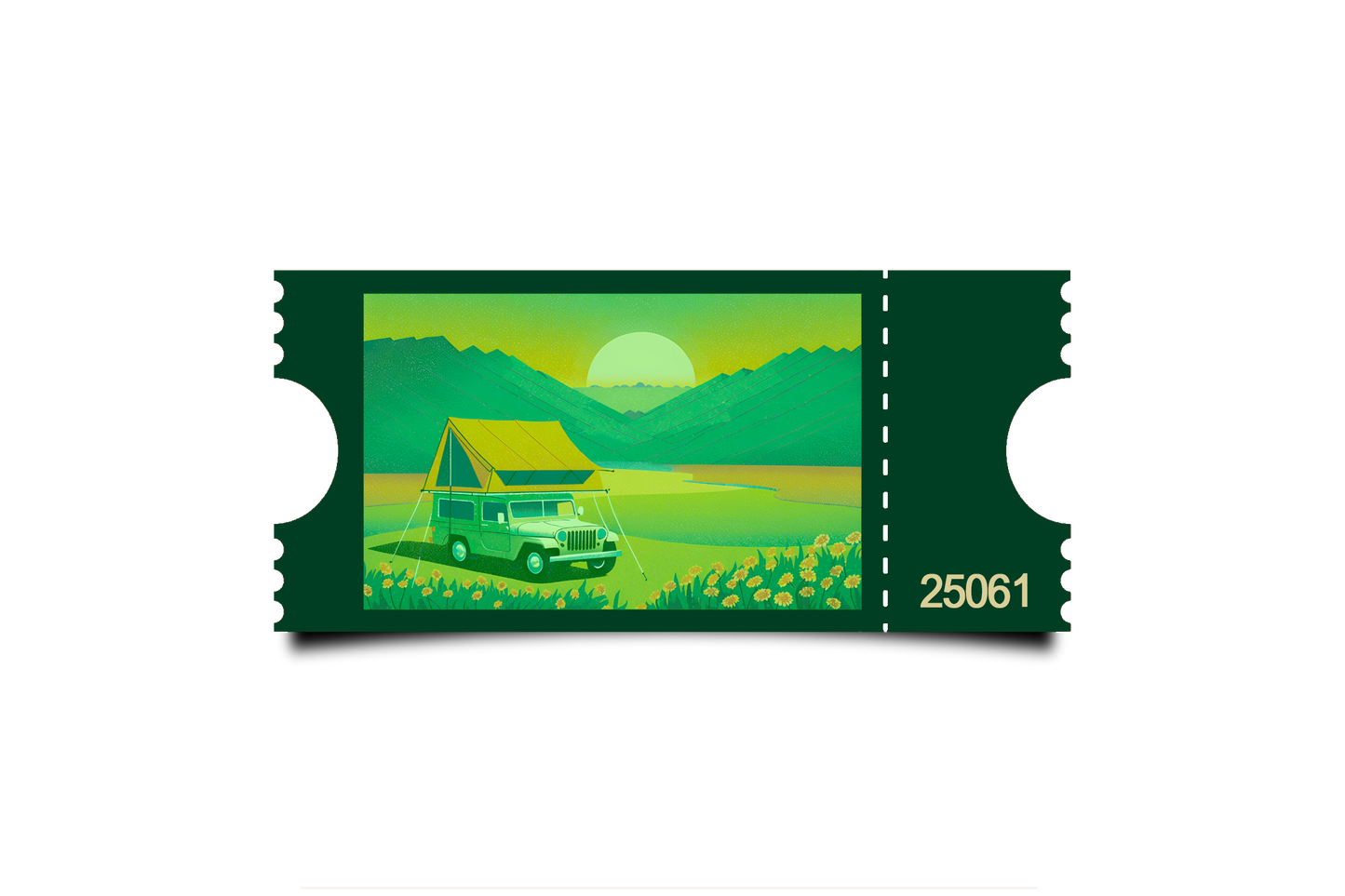 Boleto Ilustracion N 25061