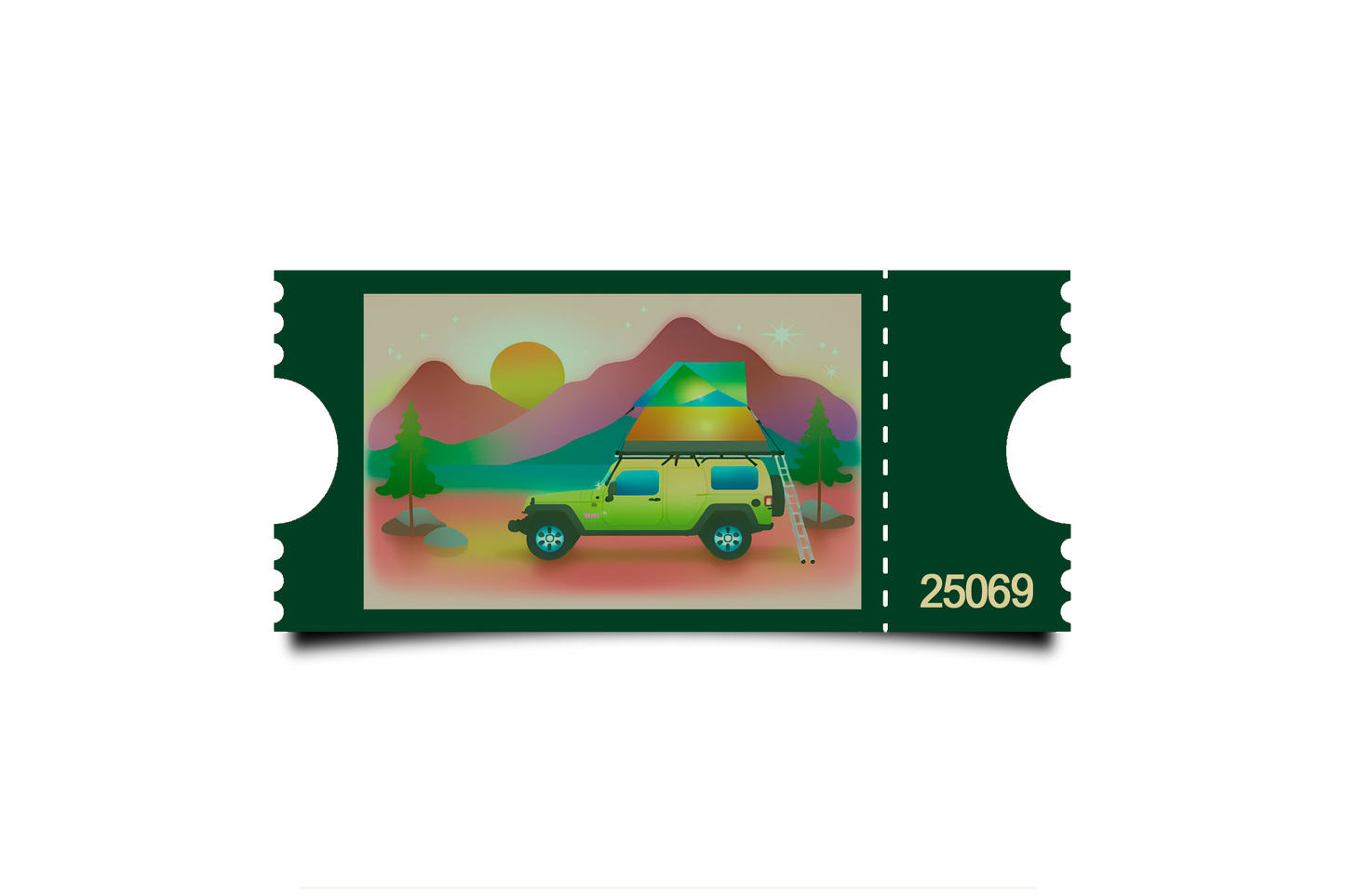 Boleto Ilustracion N 25069