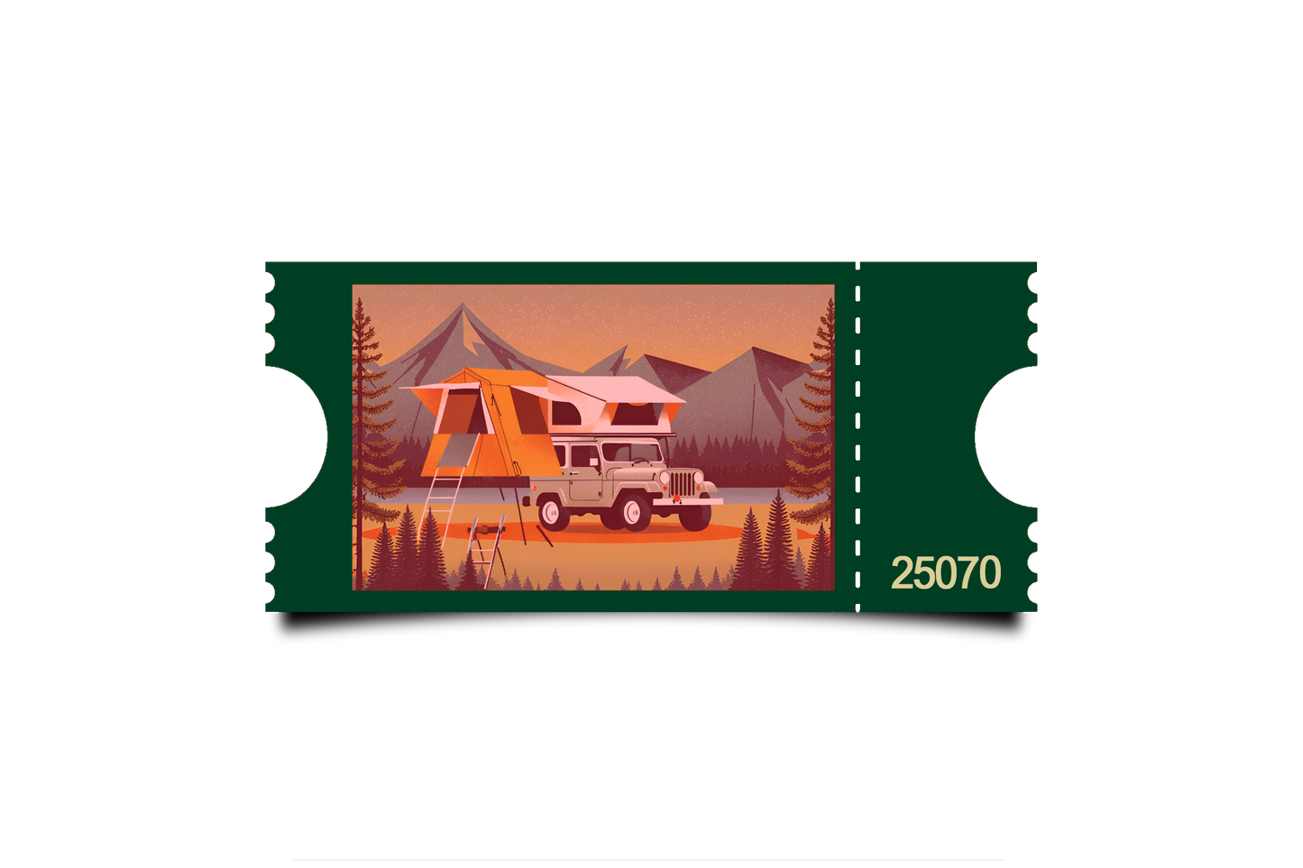 Boleto Ilustracion N 25070