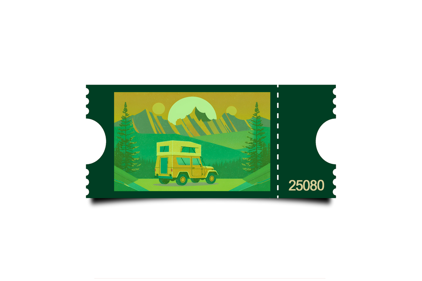 Boleto Ilustracion N 25080