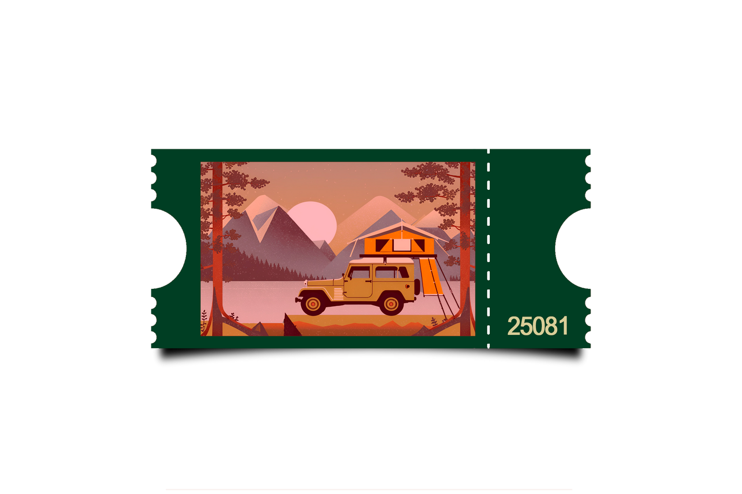 Boleto Ilustracion N 25081