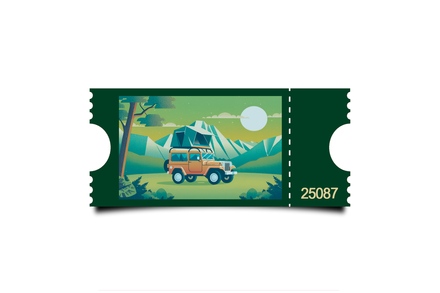 Boleto Ilustracion N 25087