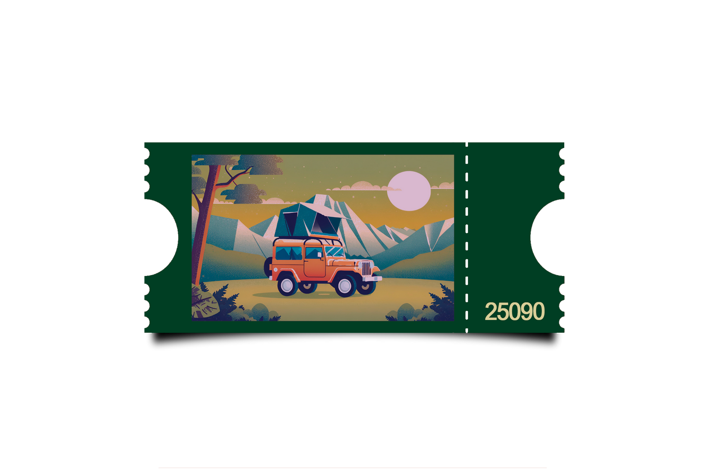 Boleto Ilustracion N 25090