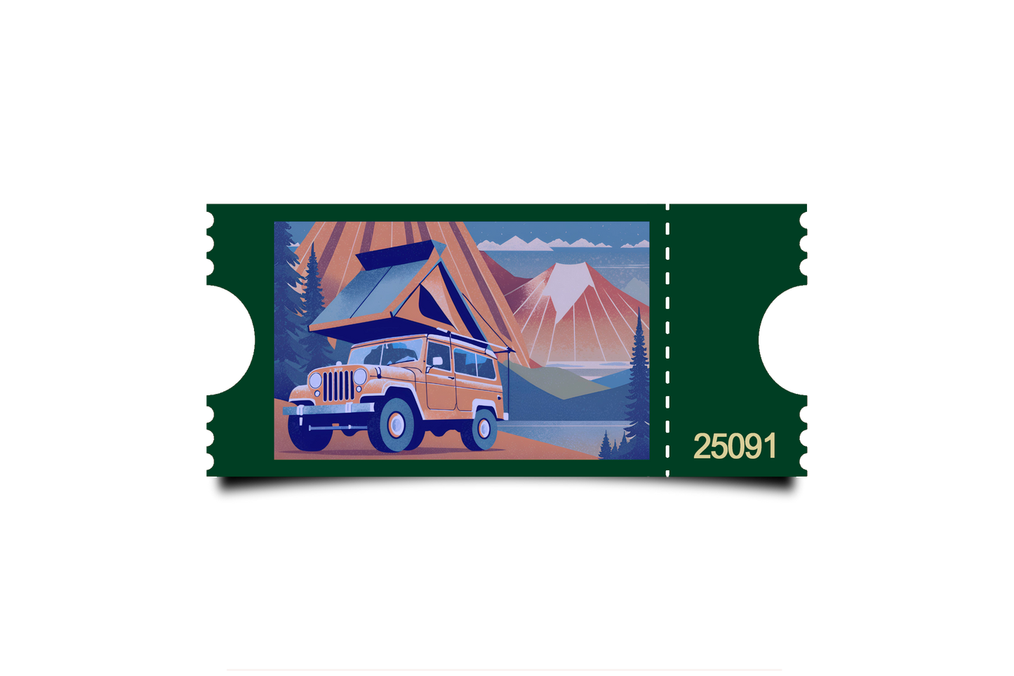 Boleto Ilustracion N 25091