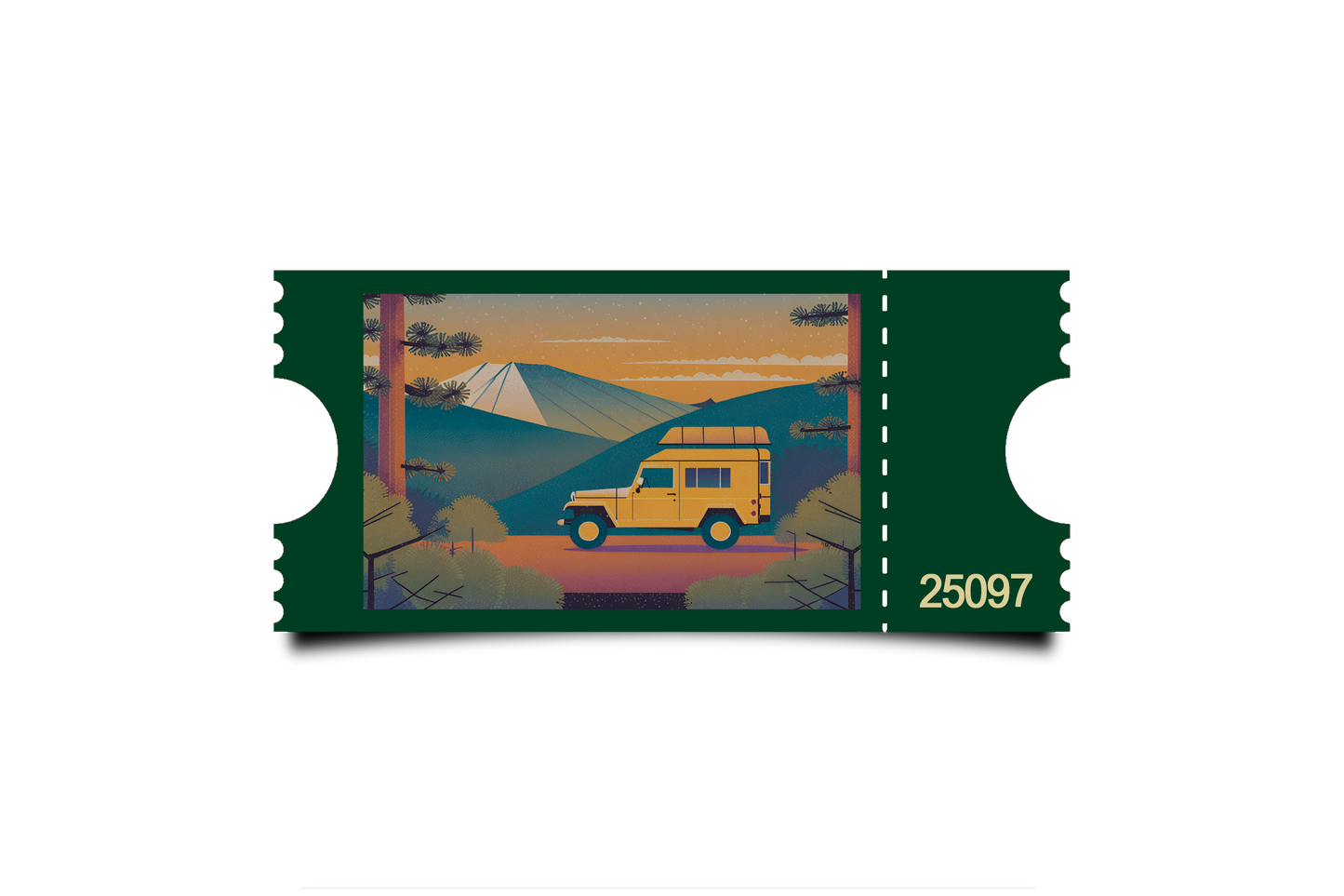 Boleto Ilustracion N 25097
