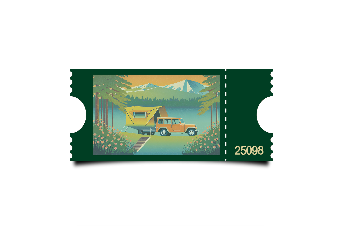 Boleto Ilustracion N 25098