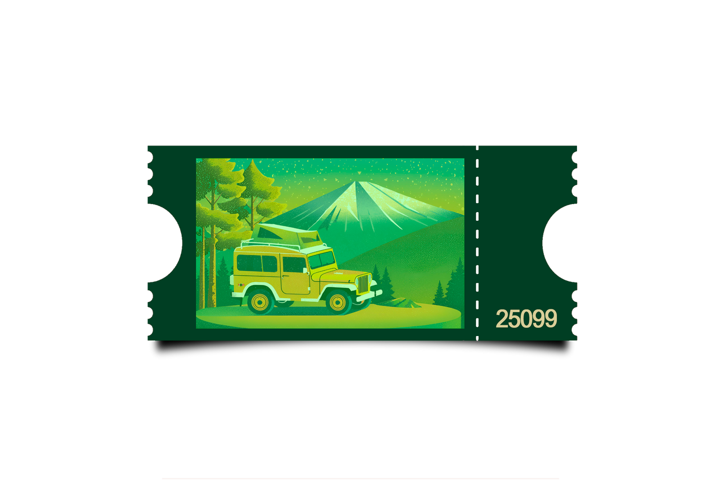 Boleto Ilustracion N 25099