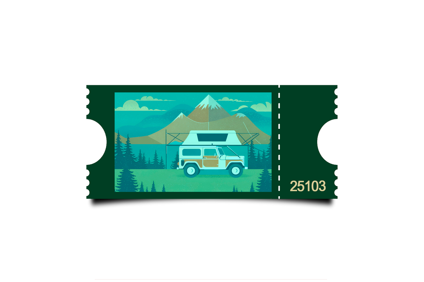 Boleto Ilustracion N 25103