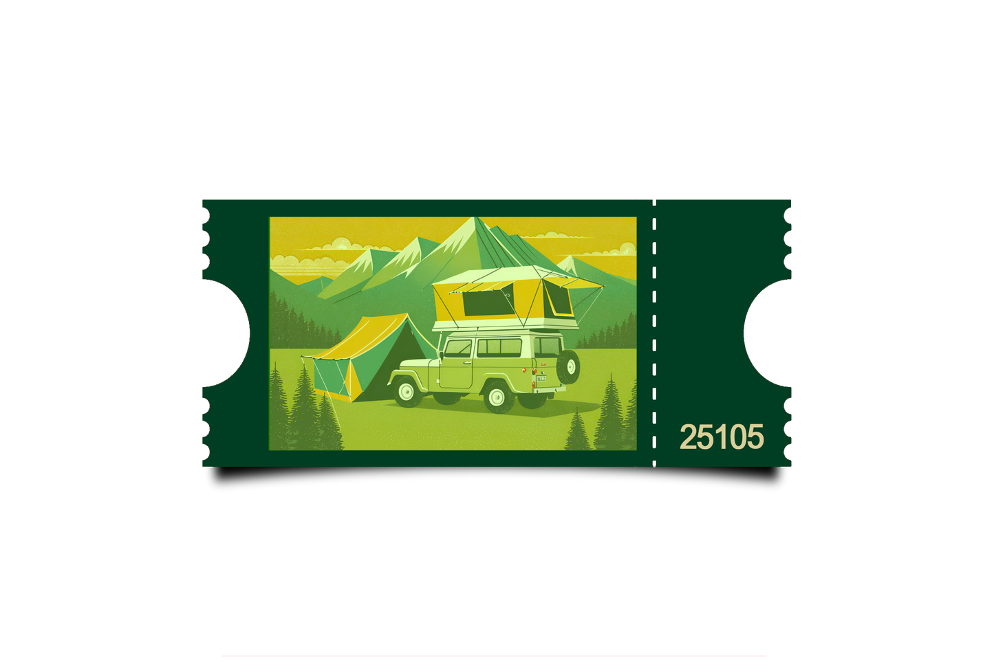 Boleto Ilustracion N 25105