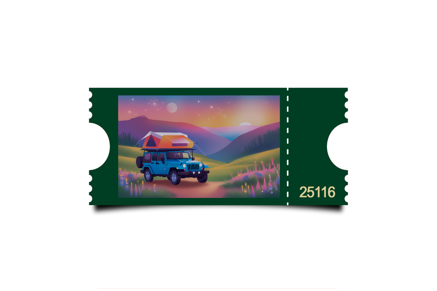 Boleto Ilustracion N 25116