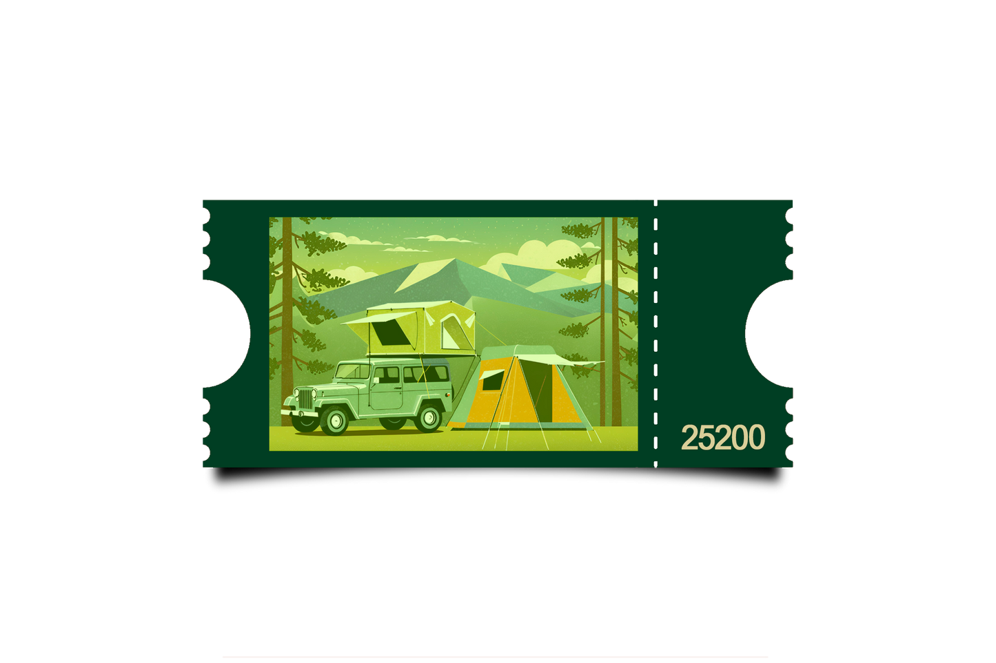 Boleto Ilustracion N 25200