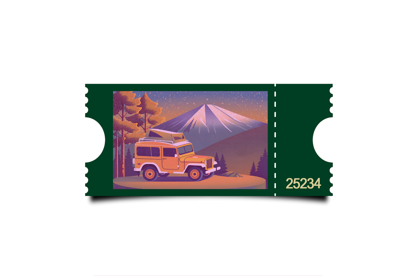 Boleto Ilustracion N 25234
