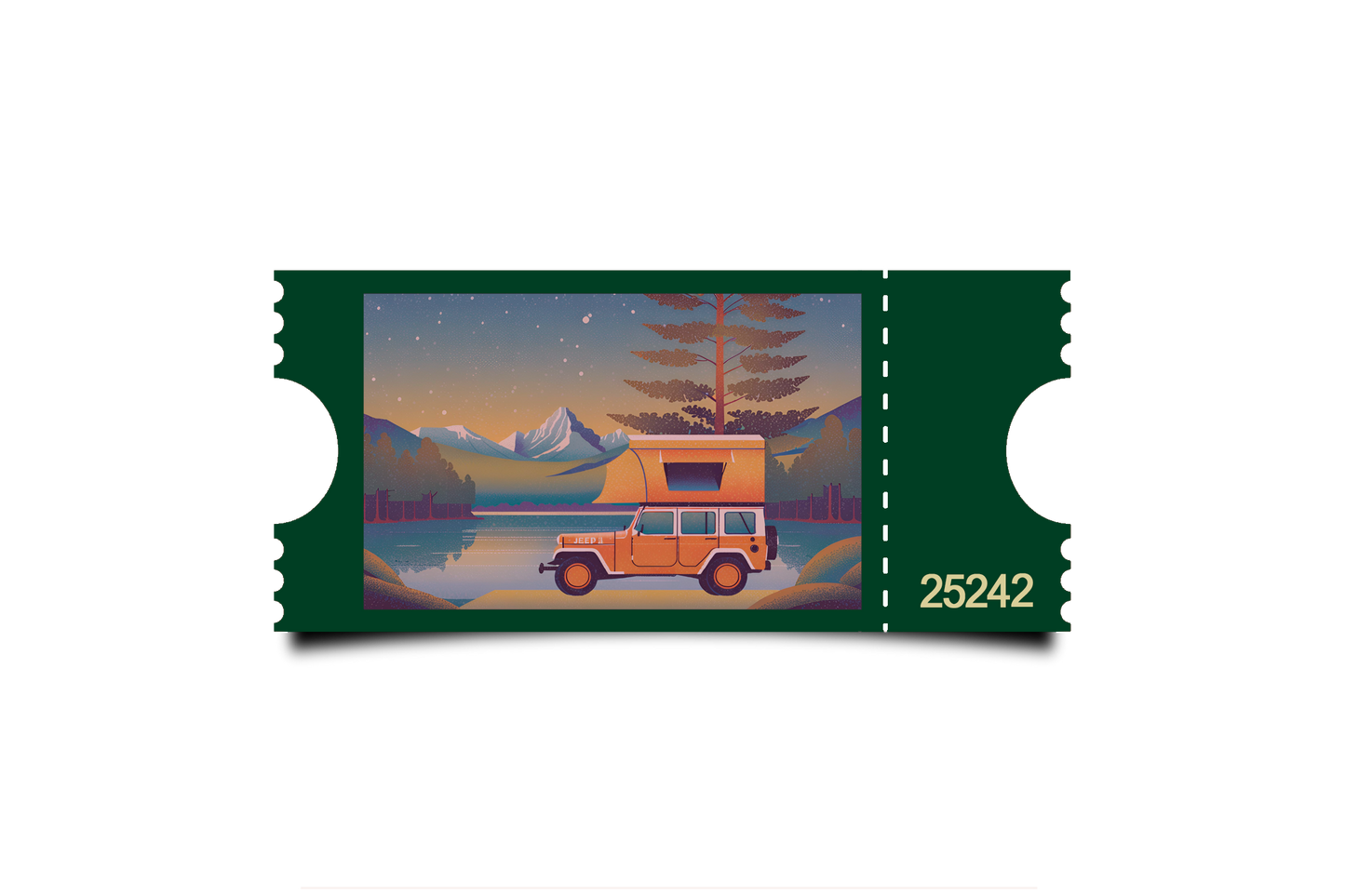Boleto Ilustracion N 25242