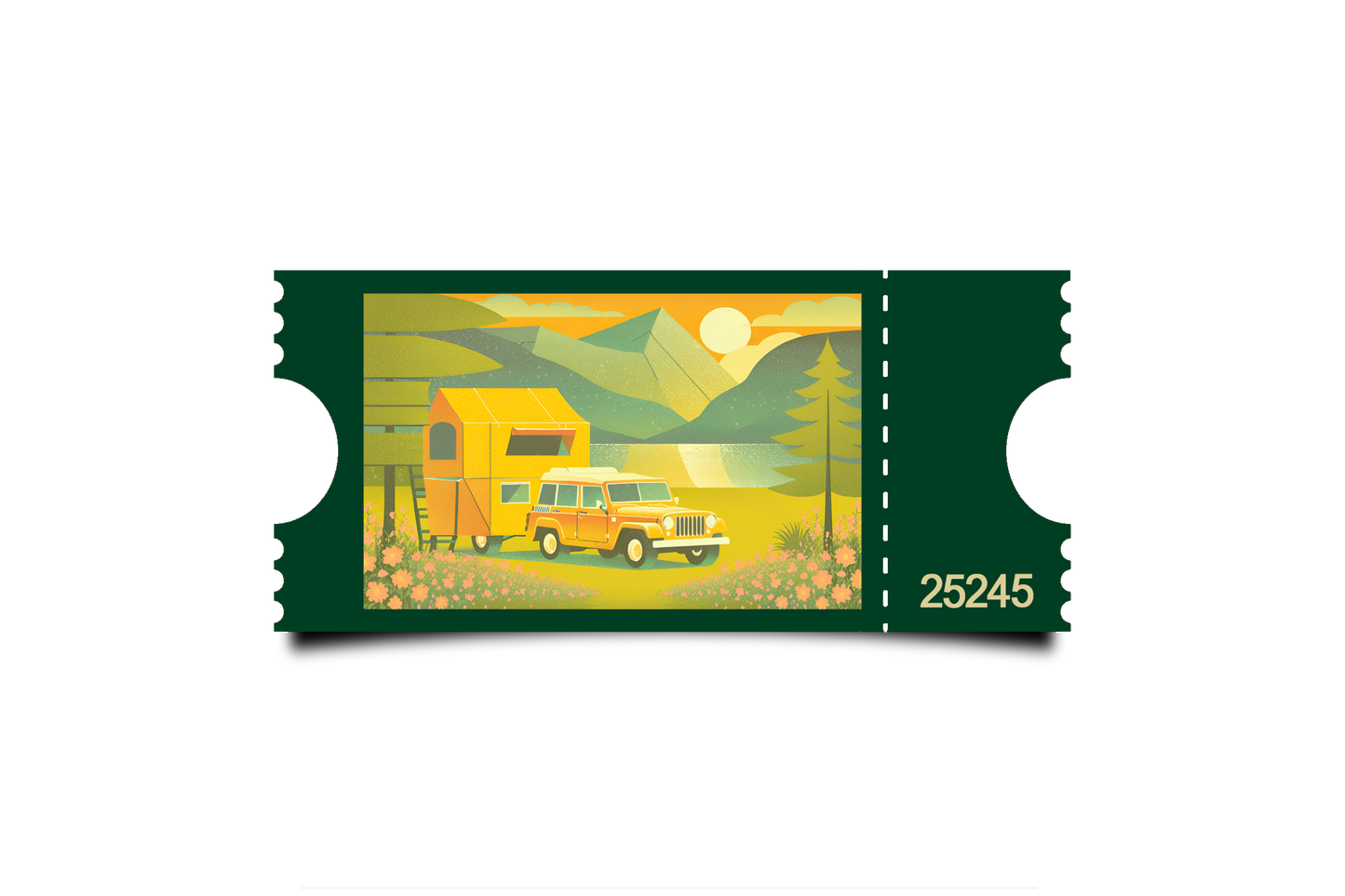 Boleto Ilustracion N 25245