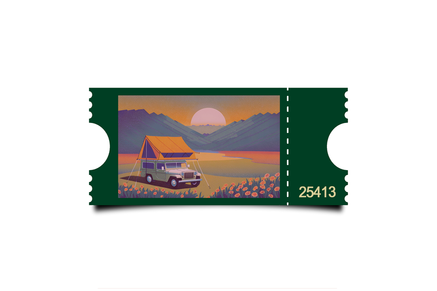Boleto Ilustracion N 25413