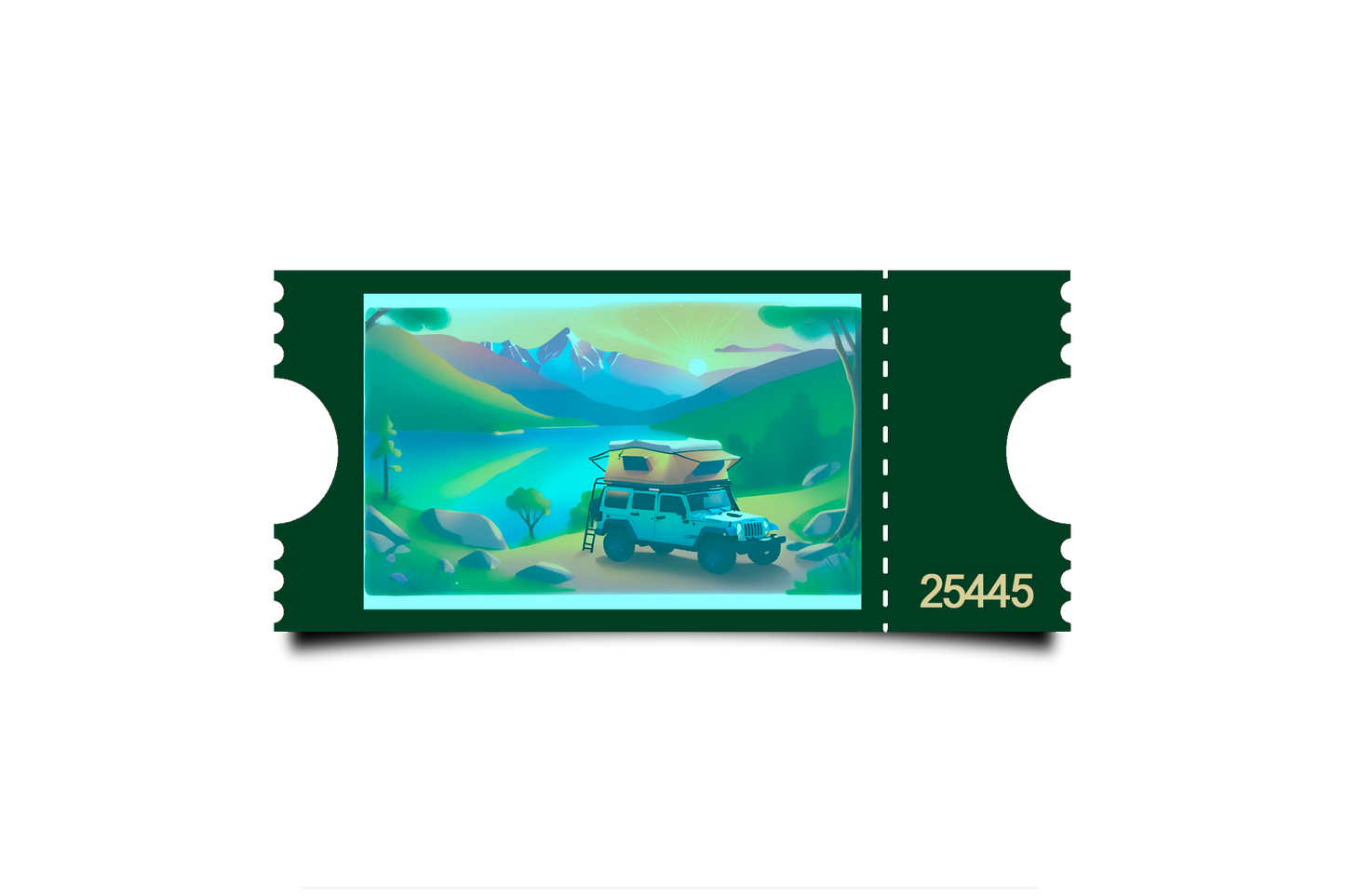 Boleto Ilustracion N 25445