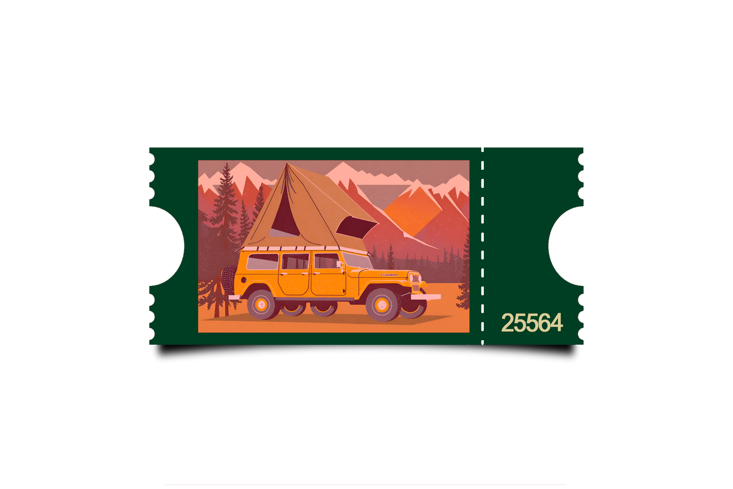 Boleto Ilustracion N 25564