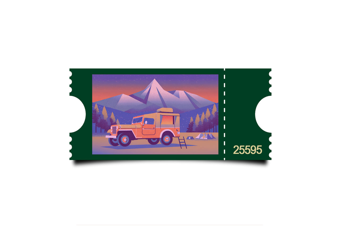 Boleto Ilustracion N 25595