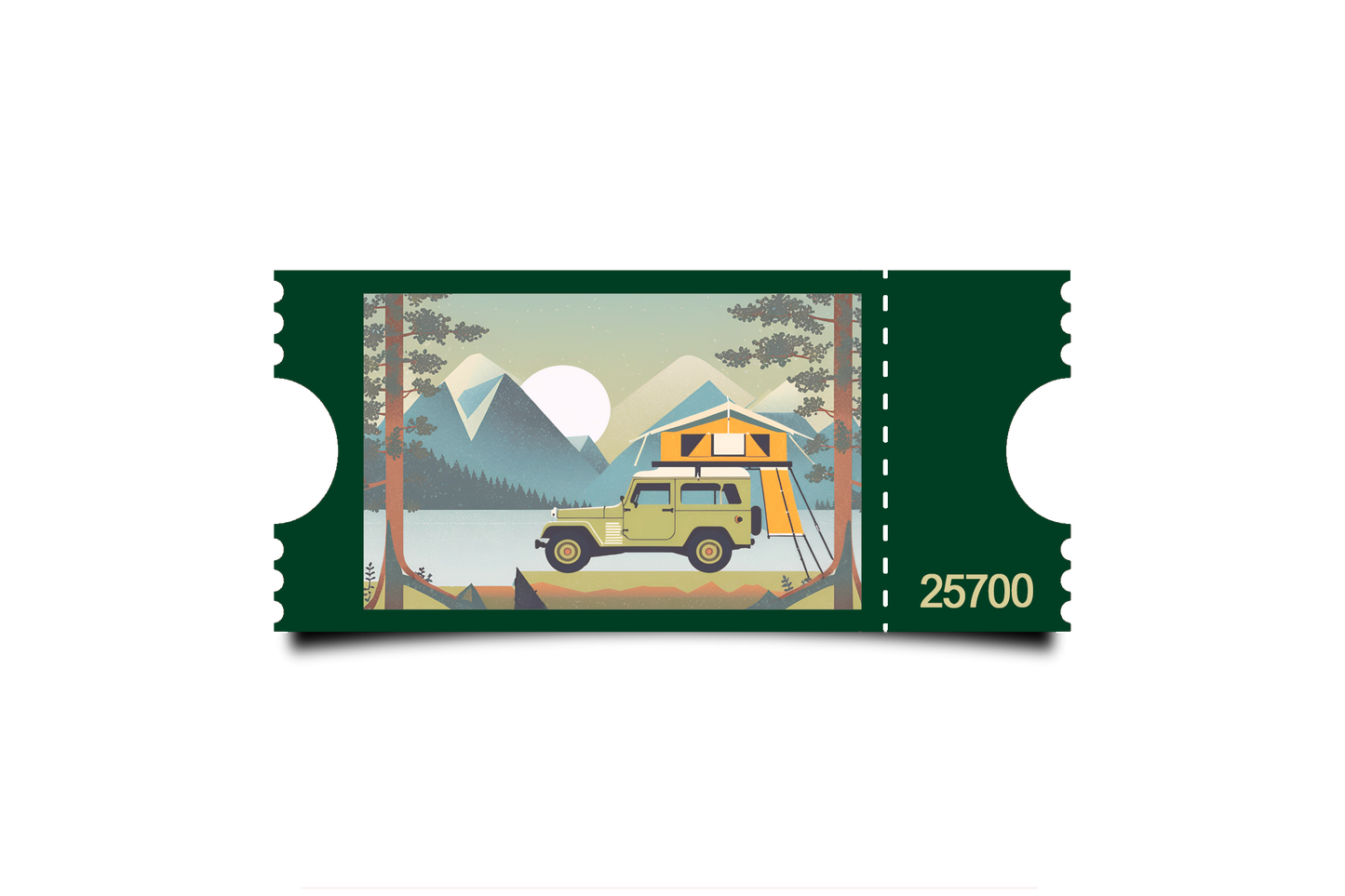 Boleto Ilustracion N 25700