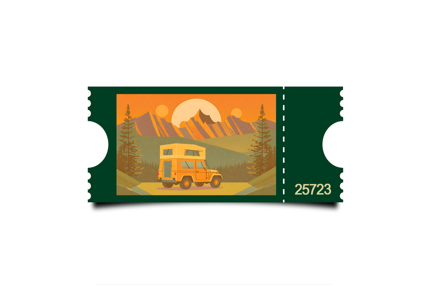 Boleto Ilustracion N 25723