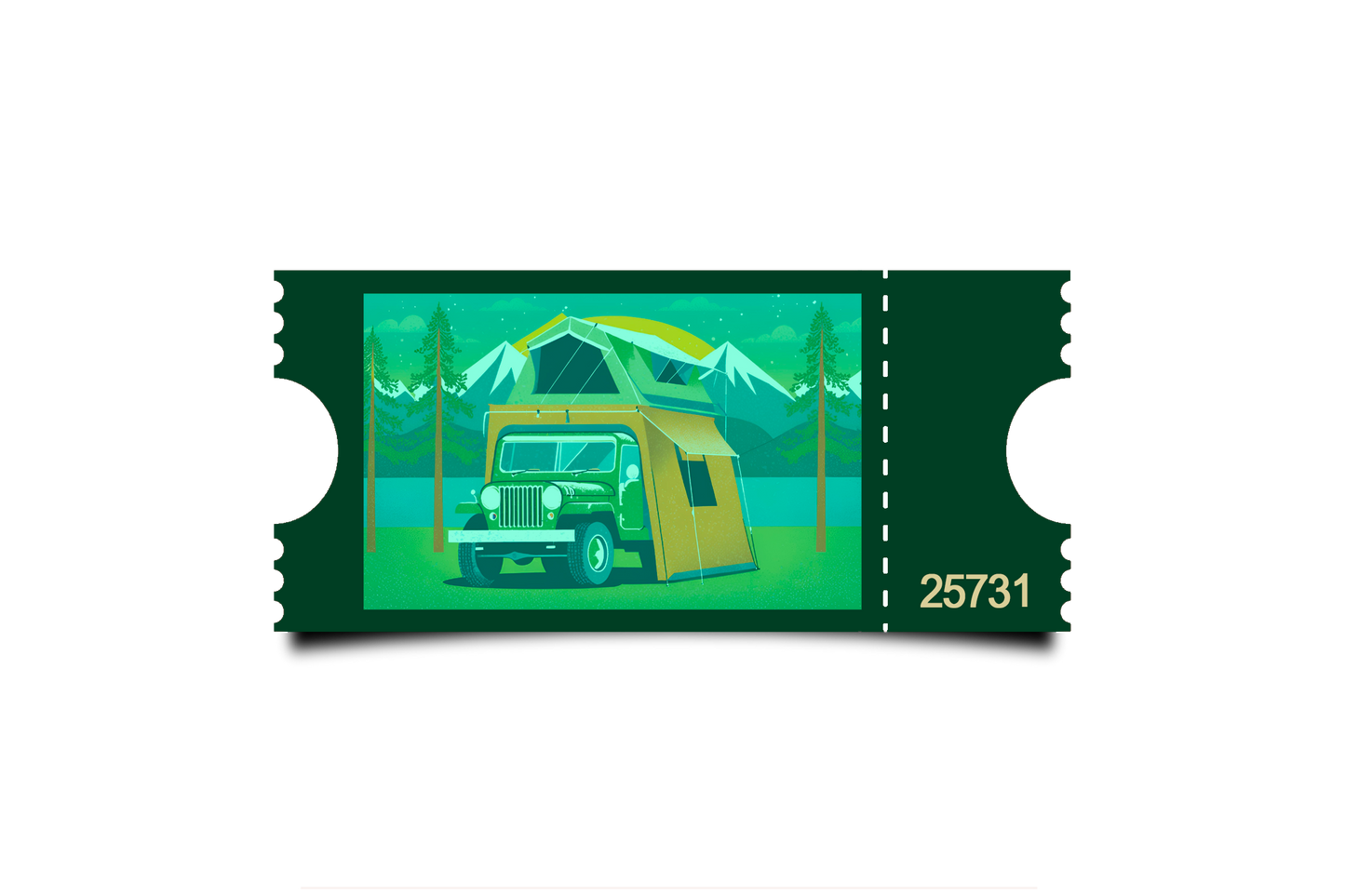 Boleto Ilustracion N 25731