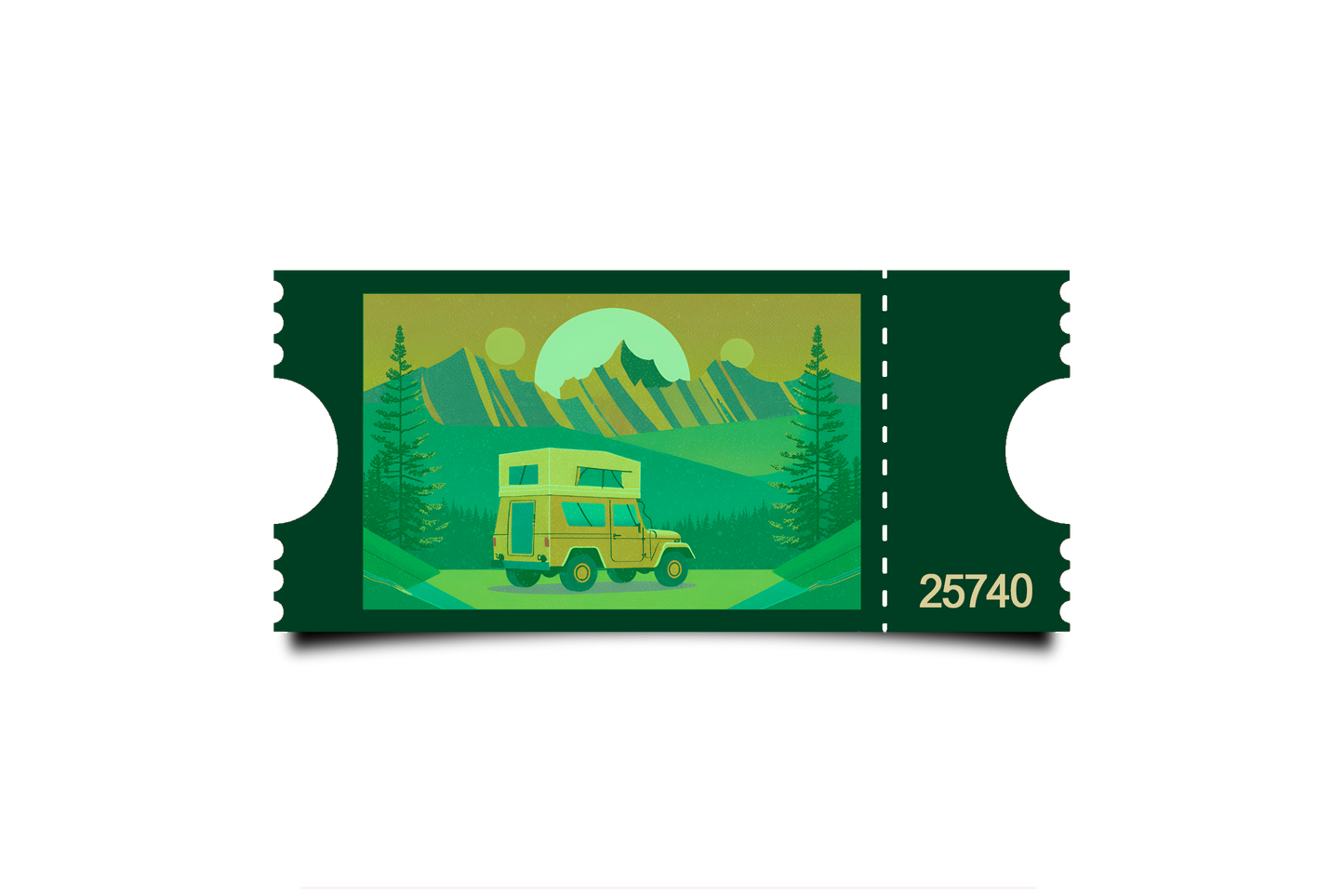 Boleto Ilustracion N 25740