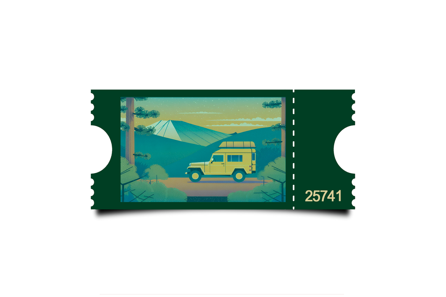 Boleto Ilustracion N 25741