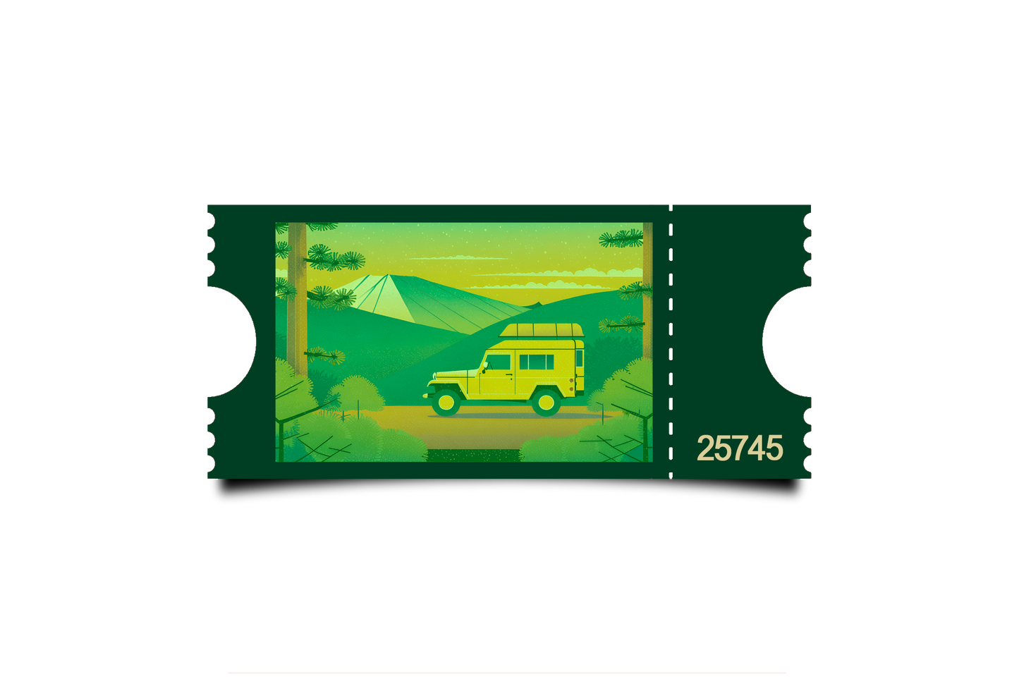 Boleto Ilustracion N 25745