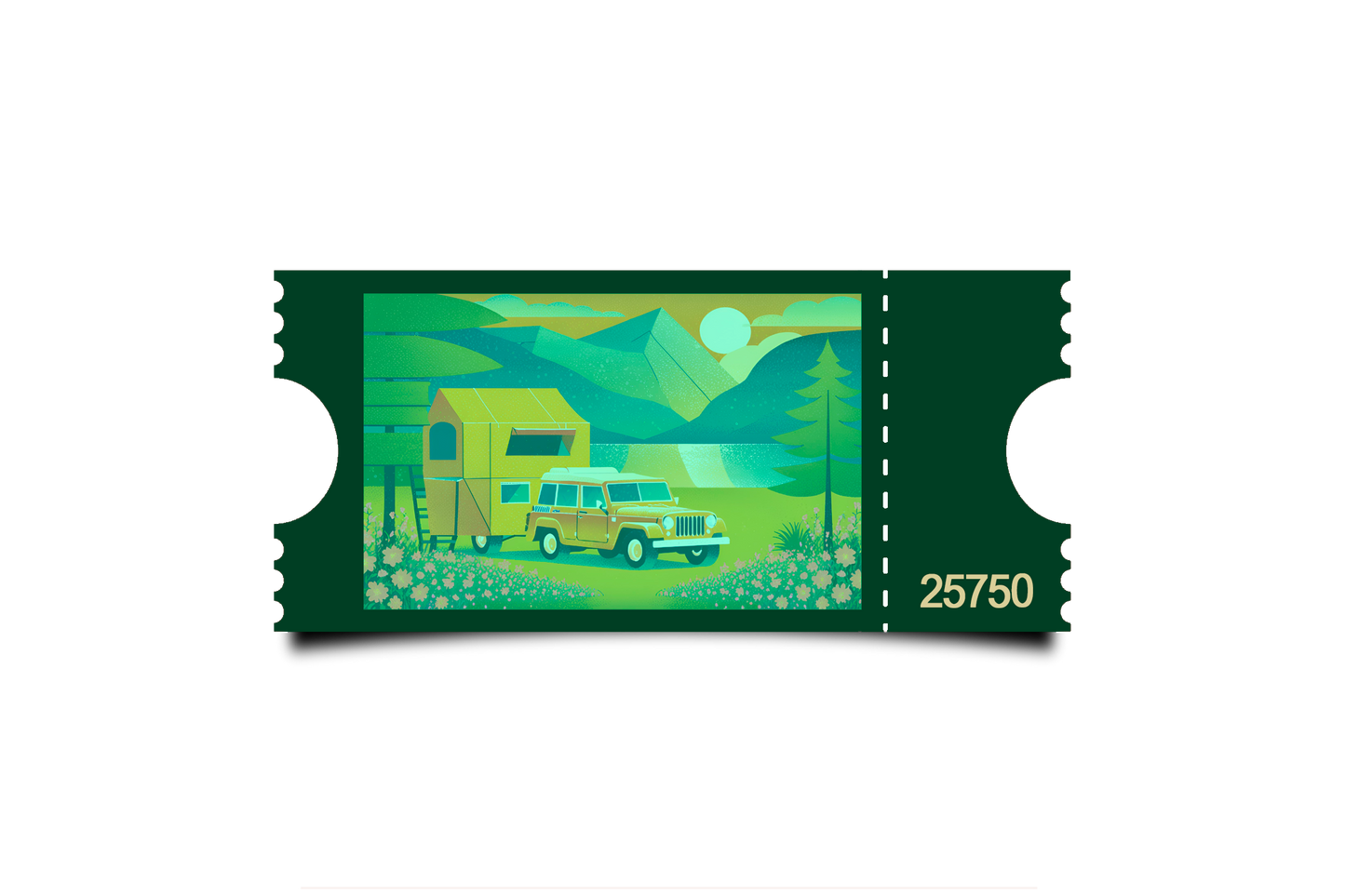 Boleto Ilustracion N 25750
