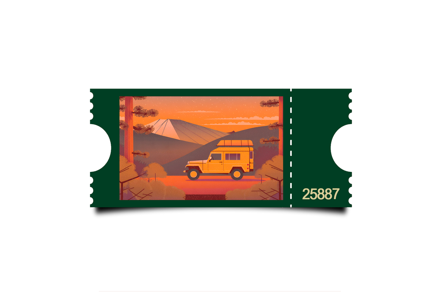 Boleto Ilustracion N 25887