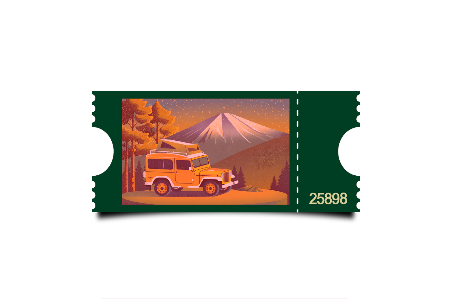 Boleto Ilustracion N 25898