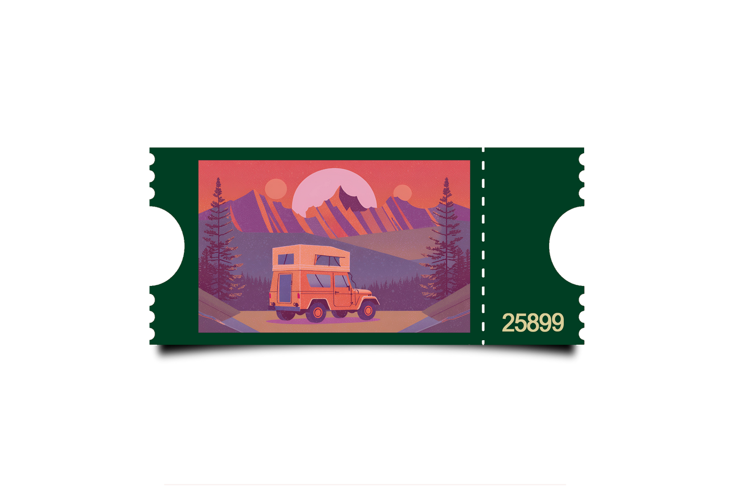 Boleto Ilustracion N 25899