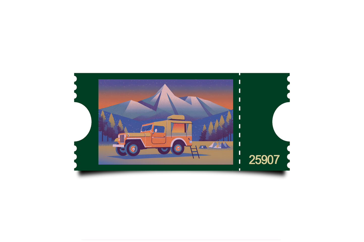 Boleto Ilustracion N 25907