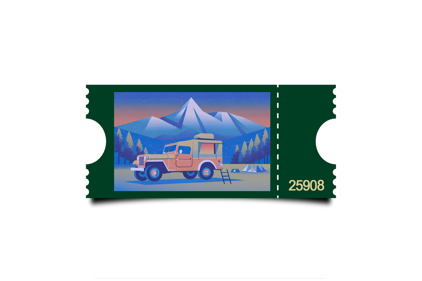 Boleto Ilustracion N 25908
